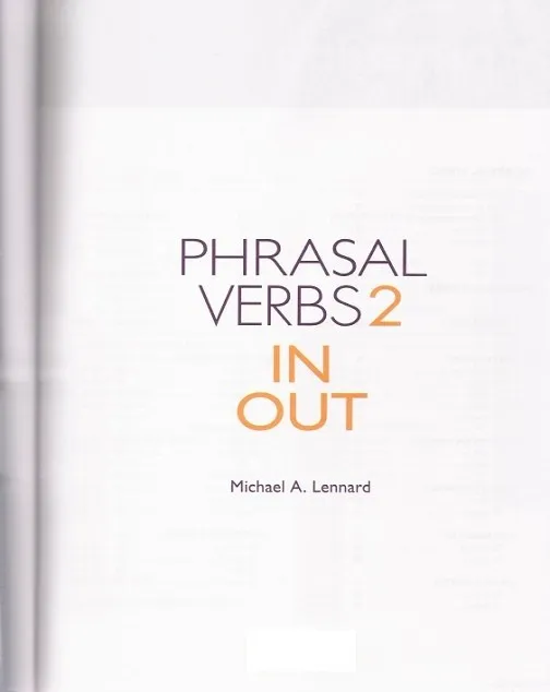 Phrasal Verbs 2