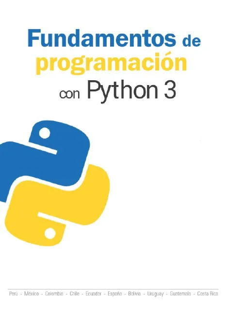 Fundamentos de Programación con Python 3
